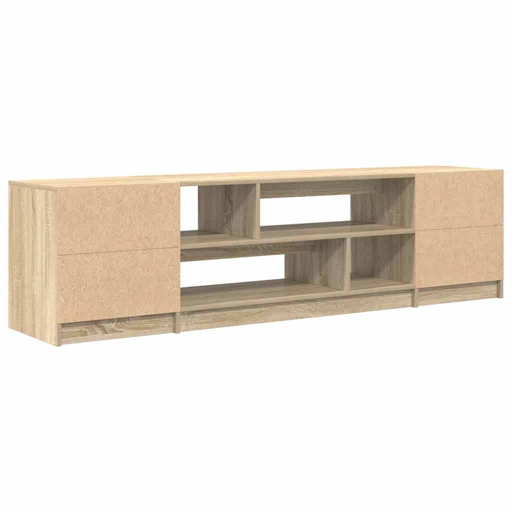 vidaXL Έπιπλο Τηλεόρασης Sonoma Δρυς 188,5x41x50 εκ. Επεξ. Ξύλο