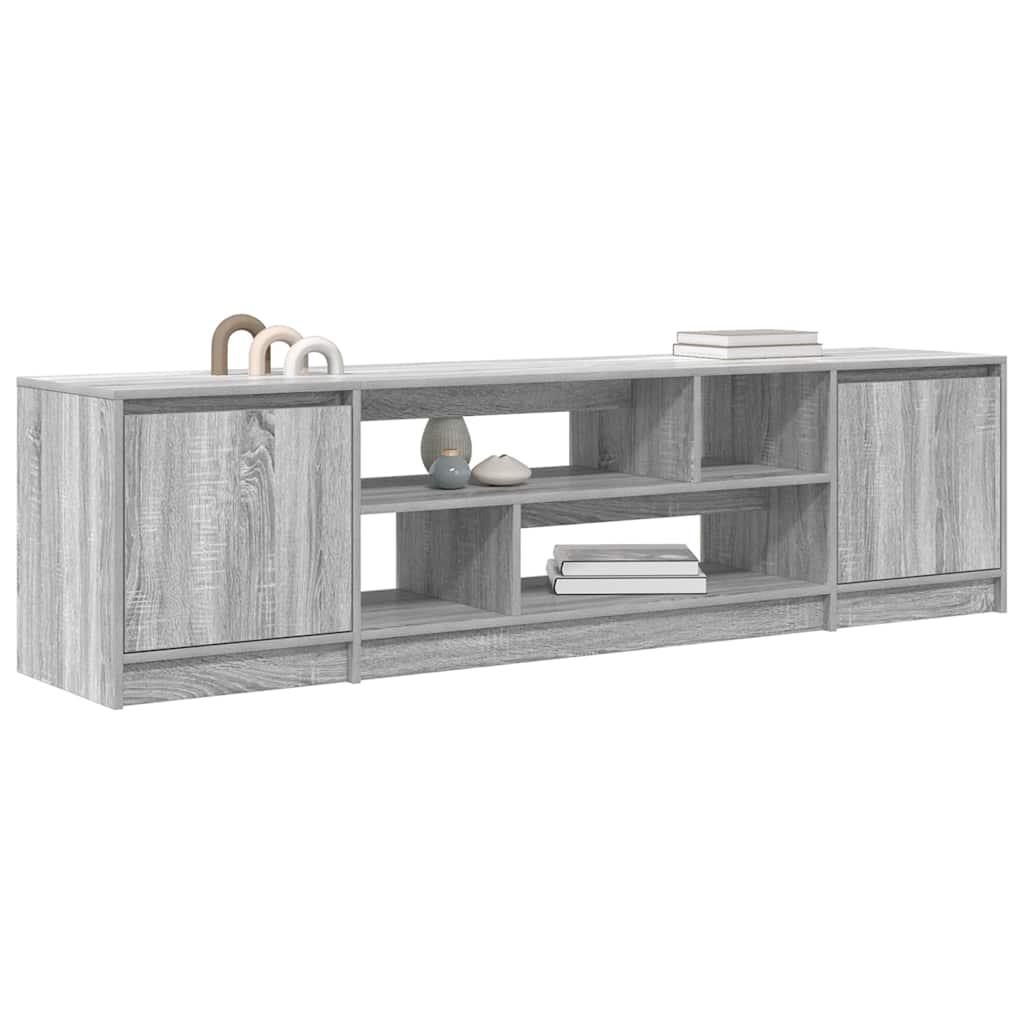 vidaXL Έπιπλο Τηλεόρασης Γκρι Sonoma 188,5x41x50 εκ. Επεξεργ. Ξύλο