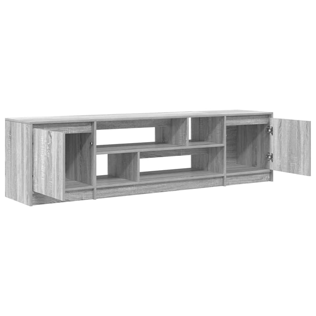vidaXL Έπιπλο Τηλεόρασης Γκρι Sonoma 188,5x41x50 εκ. Επεξεργ. Ξύλο