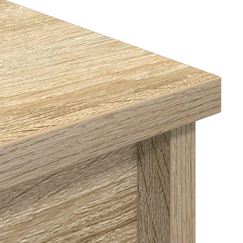 vidaXL Ντουλάπι Sonoma δρυς 50x35x180 εκ. από Επεξεργασμένο Ξύλο