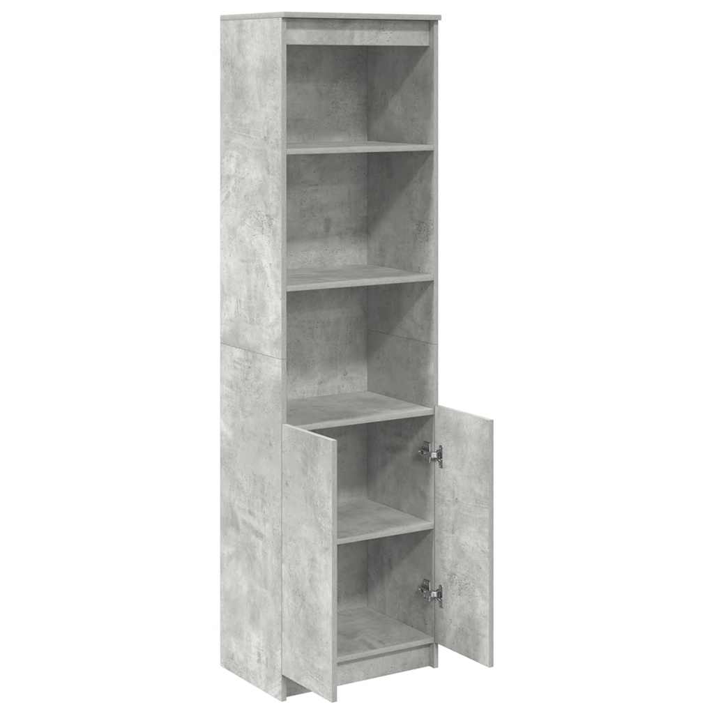 vidaXL Ντουλάπι Γκρι Σκυροδέματος 50x35x180 εκ. από Επεξεργασμένο Ξύλο