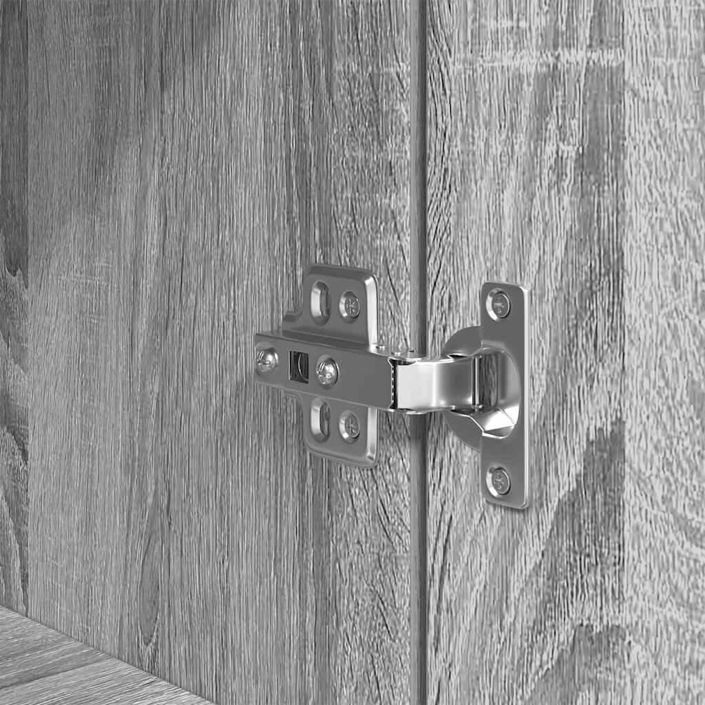 vidaXL Ντουλάπι Γκρι Sonoma 50x35x180 εκ. από Επεξεργασμένο Ξύλο