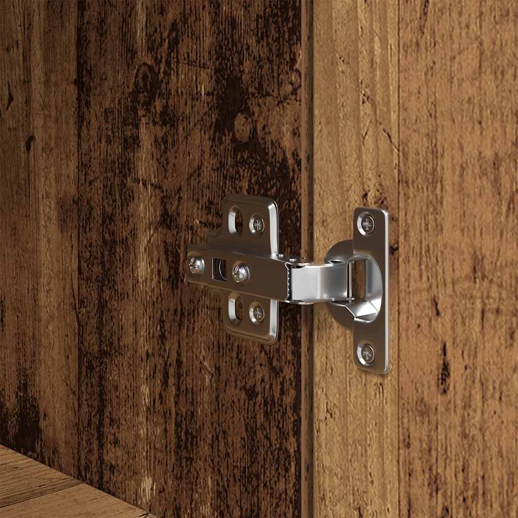 vidaXL Ντουλάπι Όψη Παλαιού Ξύλου 50x35x180 εκ. από Επεξεργασμένο Ξύλο