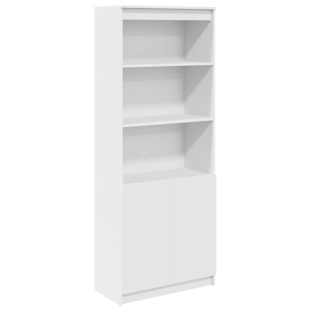 vidaXL Ντουλάπι Λευκό 70x35x180 εκ. από Επεξεργασμένο Ξύλο