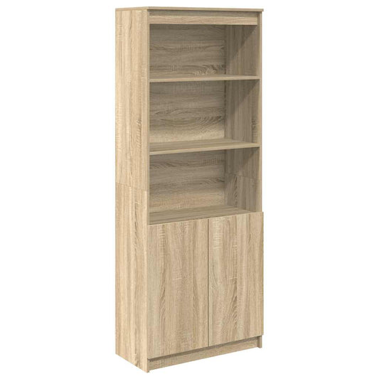 vidaXL Ντουλάπι Sonoma Δρυς 70x35x180 εκ. από Επεξεργασμένο Ξύλο