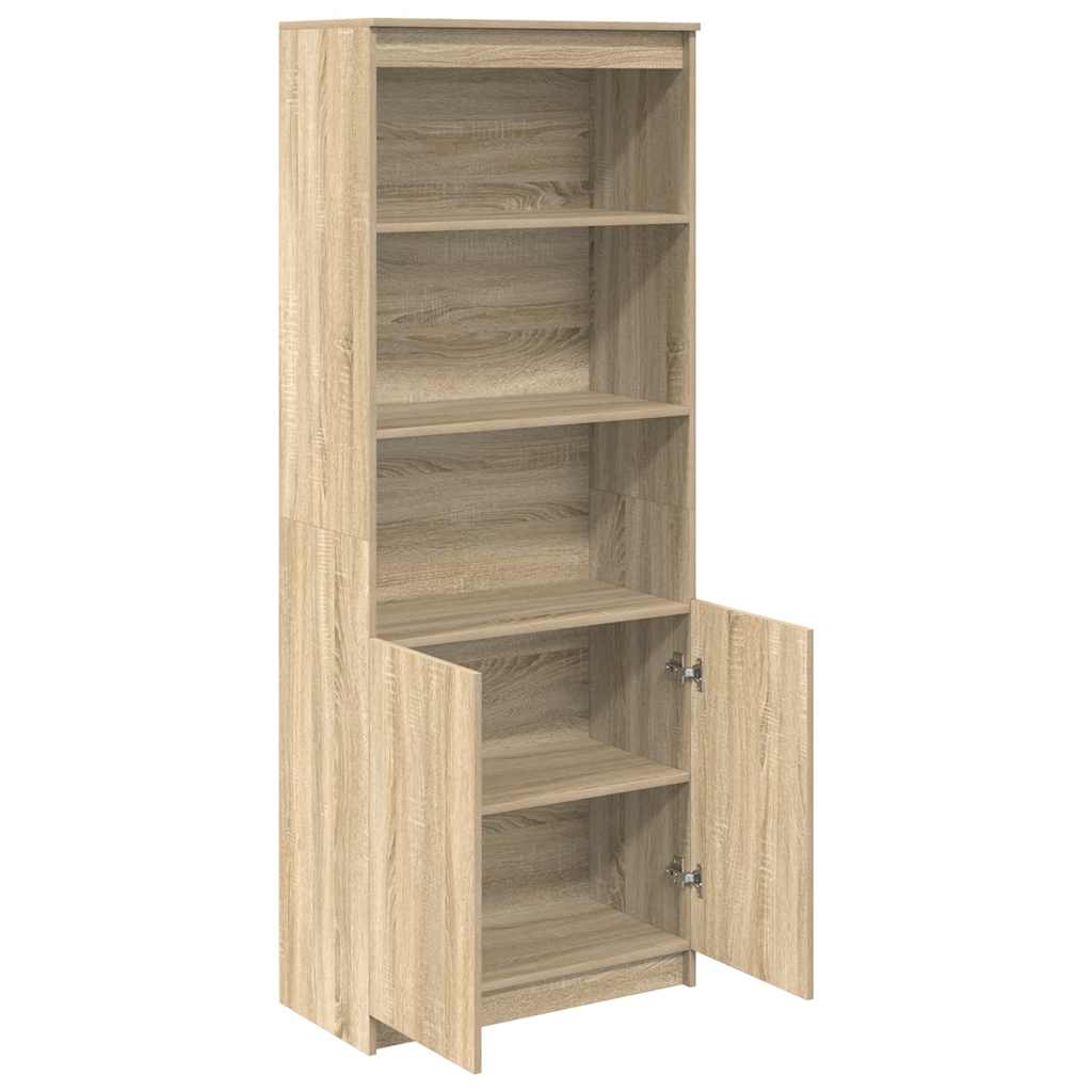 vidaXL Ντουλάπι Sonoma Δρυς 70x35x180 εκ. από Επεξεργασμένο Ξύλο