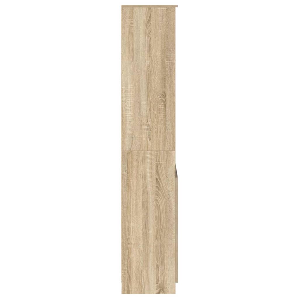 vidaXL Ντουλάπι Sonoma Δρυς 70x35x180 εκ. από Επεξεργασμένο Ξύλο