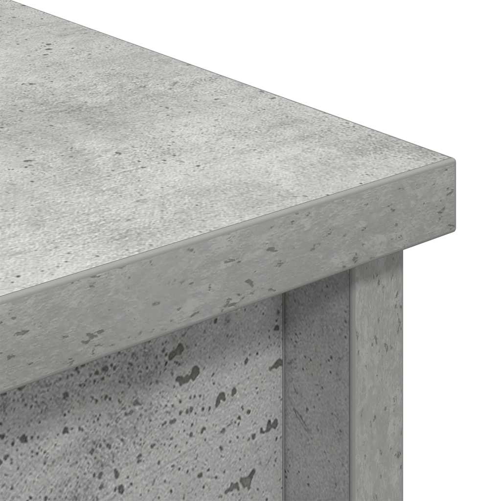 vidaXL Ντουλάπι Γκρι Σκυροδέματος 70x35x180 εκ. από Επεξεργασμένο Ξύλο