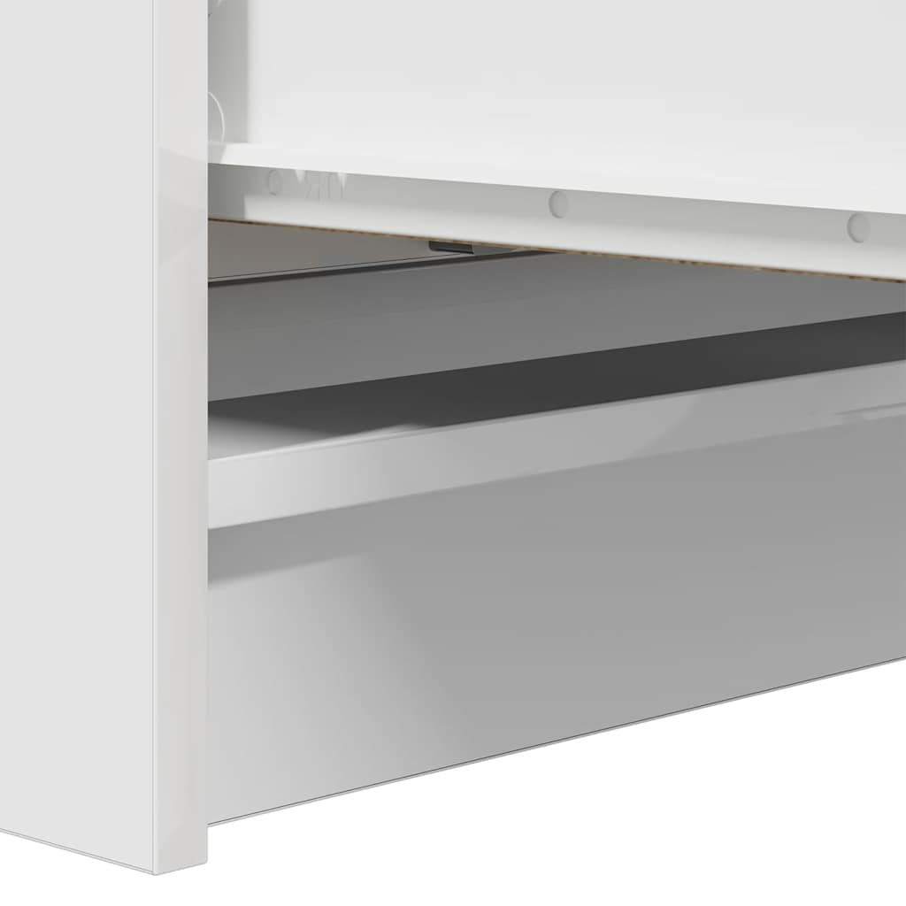 vidaXL Sideboard Λευκό 80x35x99 cm Κατασκευασμένο ξύλο