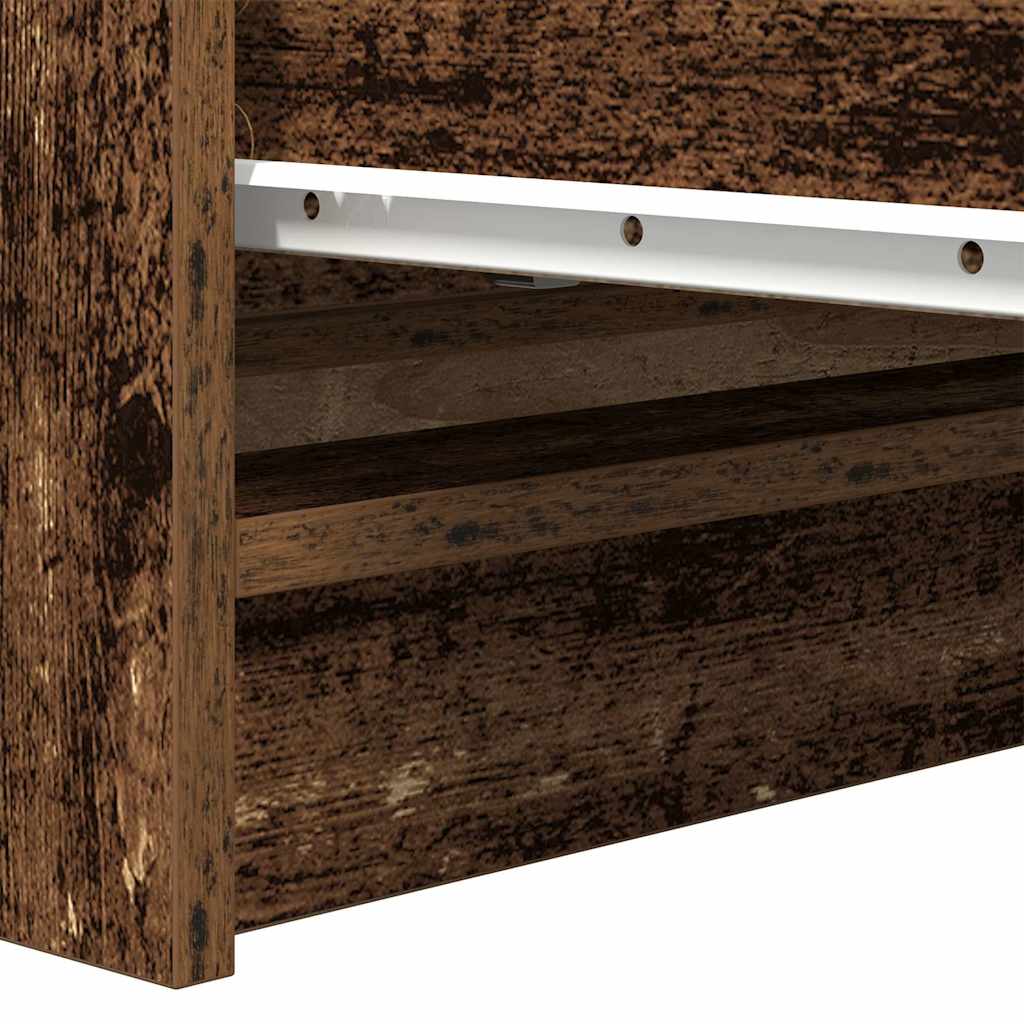 vidaXL Sideboard Παλιό ξύλο 80x35x99 cm Ξύλο μηχανής