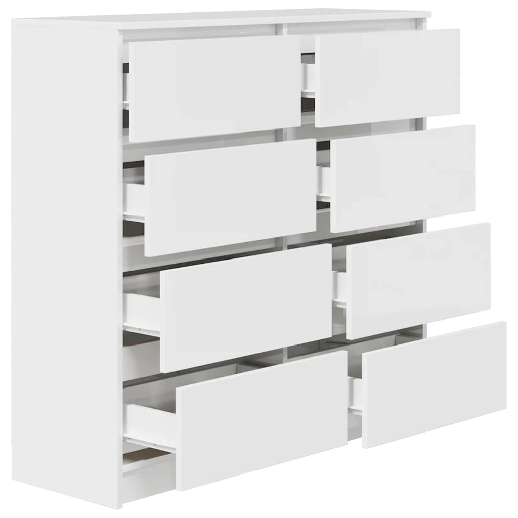 vidaXL Ντουλάπι Λευκό 100x35x99 εκ. Επεξεργασμένο Ξύλο