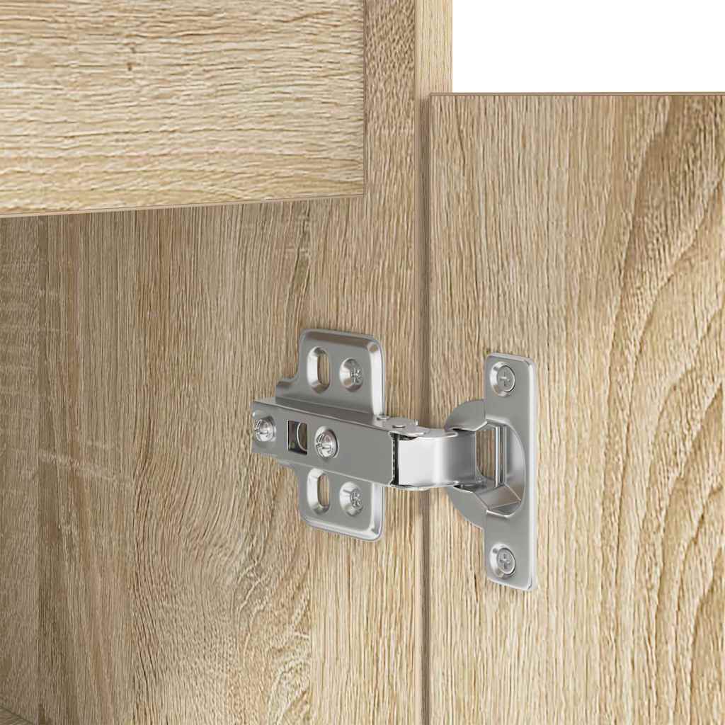 vidaXL Γραφείο Sonoma Δρυς 140 x 49 x 76 εκ. Επεξεργασμένο ξύλο