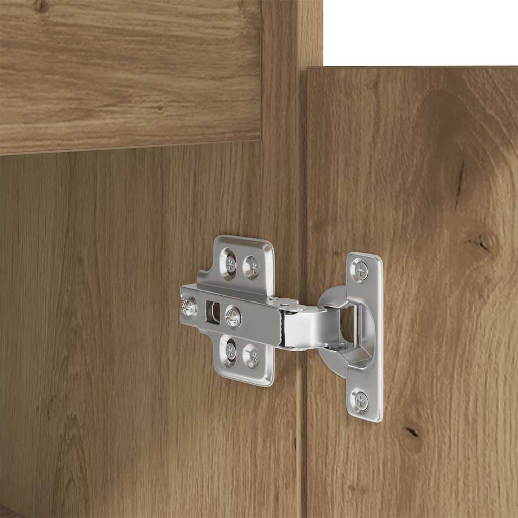 vidaXL Γραφείο artisan δρυς 140 x 49 x 76 εκ. Επεξεργασμένο ξύλο