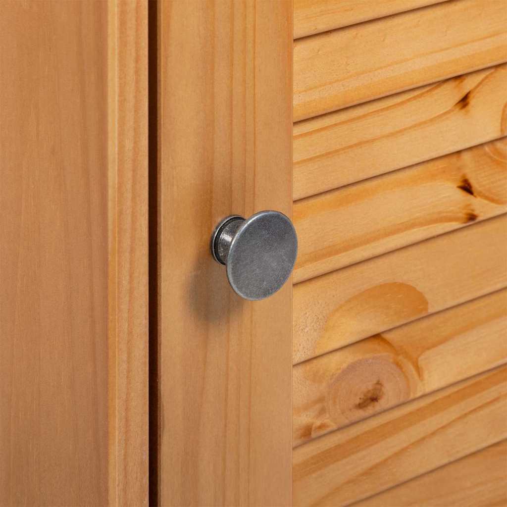 vidaXL Σετ Επίπλων Μπάνιου με ράφι με αποθήκευση με πόρτα 2 pcs Καφέ και Καραμέλα καφέ