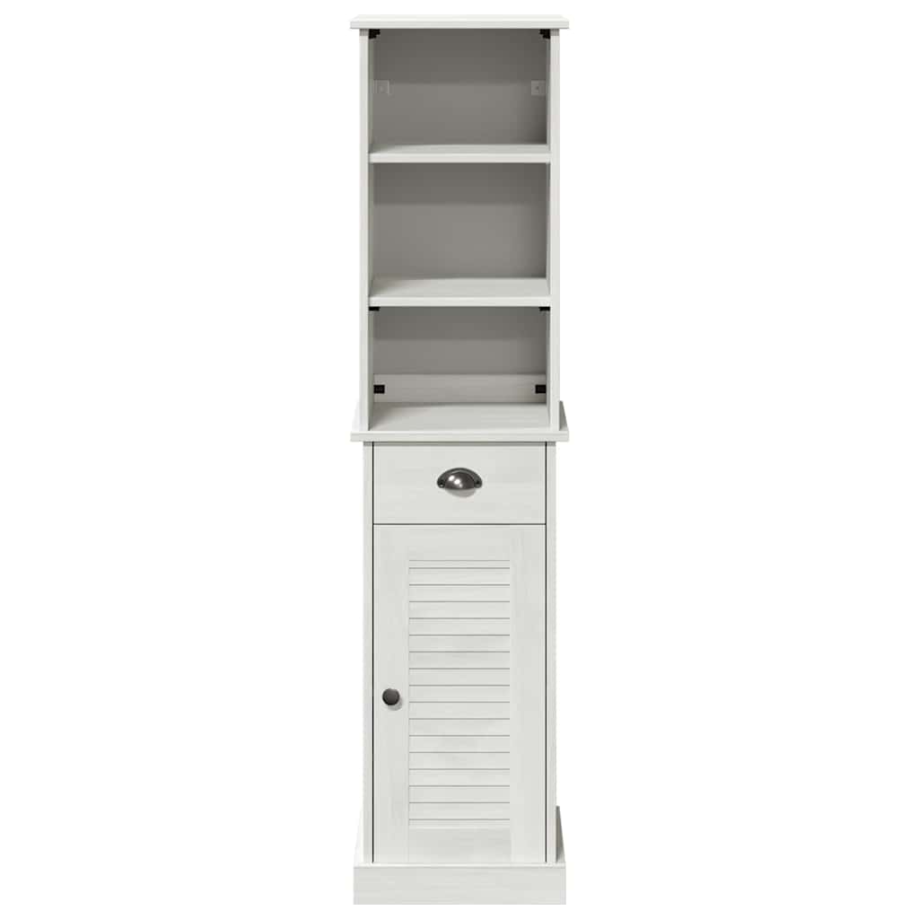 vidaXL Σετ Επίπλων Μπάνιου 2 pcs Καφέ και Λευκό 37 x 34 x 150 εκ