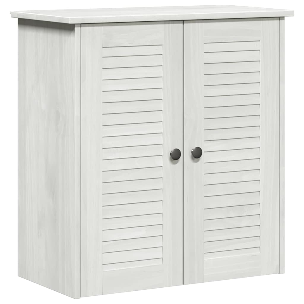 vidaXL Σετ Επίπλων Μπάνιου με ράφι με αποθήκευση με πόρτα 2 pcs Καφέ 67.5 x 34 x 80 εκ.