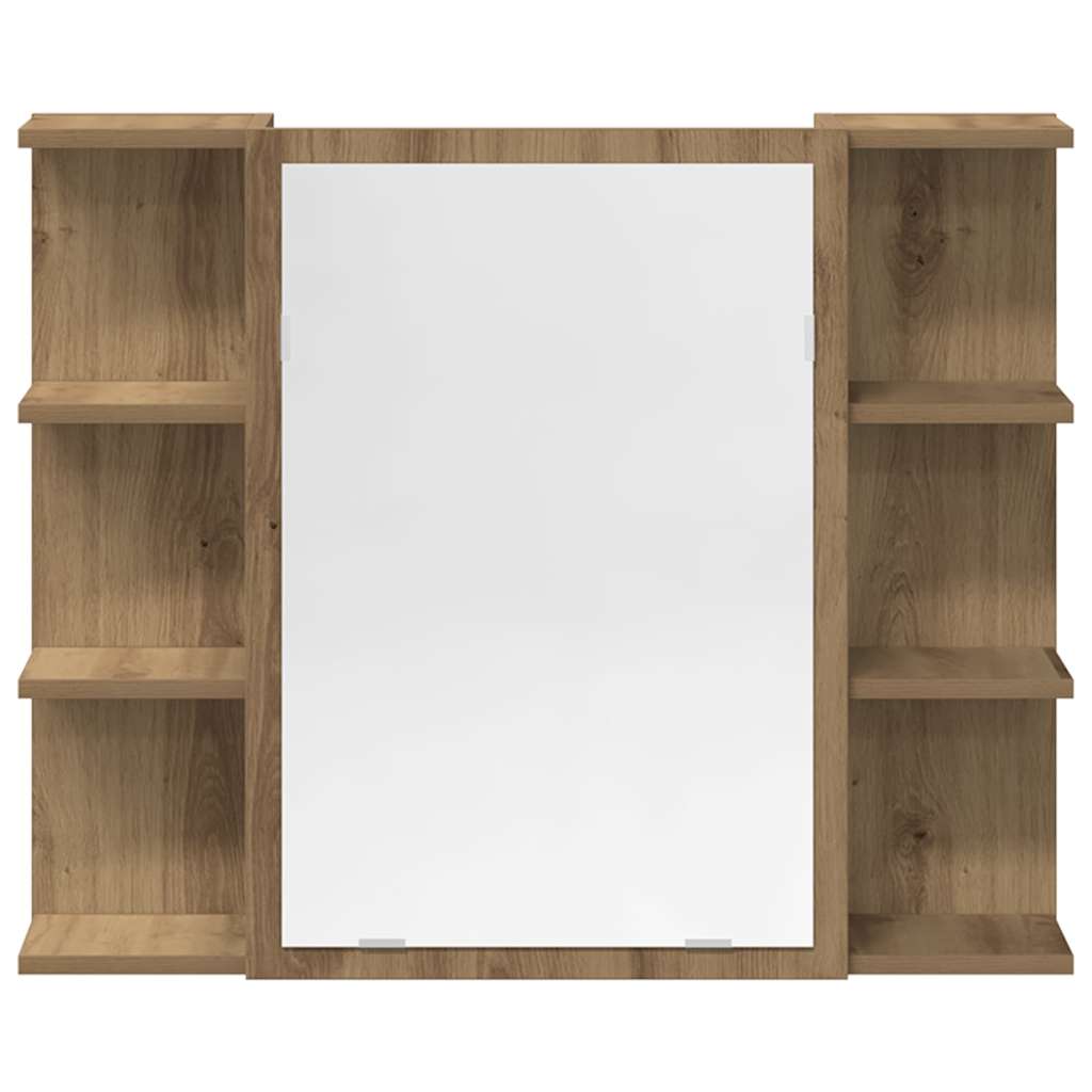 vidaXL Σετ Επίπλων Μπάνιου 4 Τεμαχίων Τεχνίτης Δρυς από Τεχν. Ξύλο