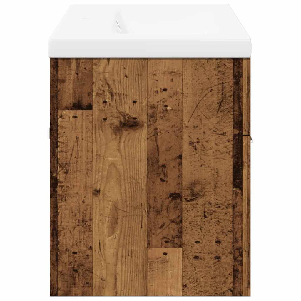 vidaXL Σετ Επίπλων Μπάνιου 2Τεμαχίων Παλιό Ξύλο από Επεξεργασμένο Ξύλο