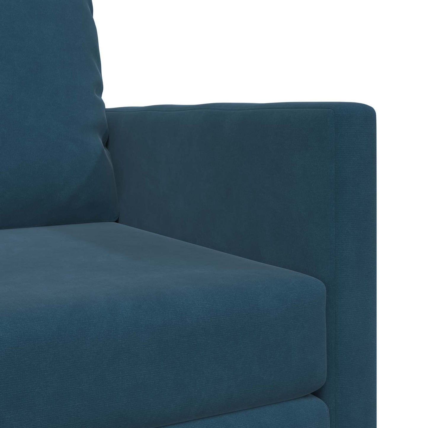 vidaXL Κρεβάτι καναπές Μπλε 74 x 77 x 81 εκ. Βελούδο