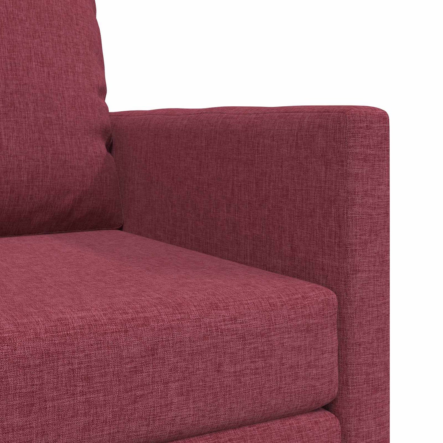vidaXL Κρεβάτι καναπές Κόκκινο 74 x 77 x 81 εκ. ύφασμα