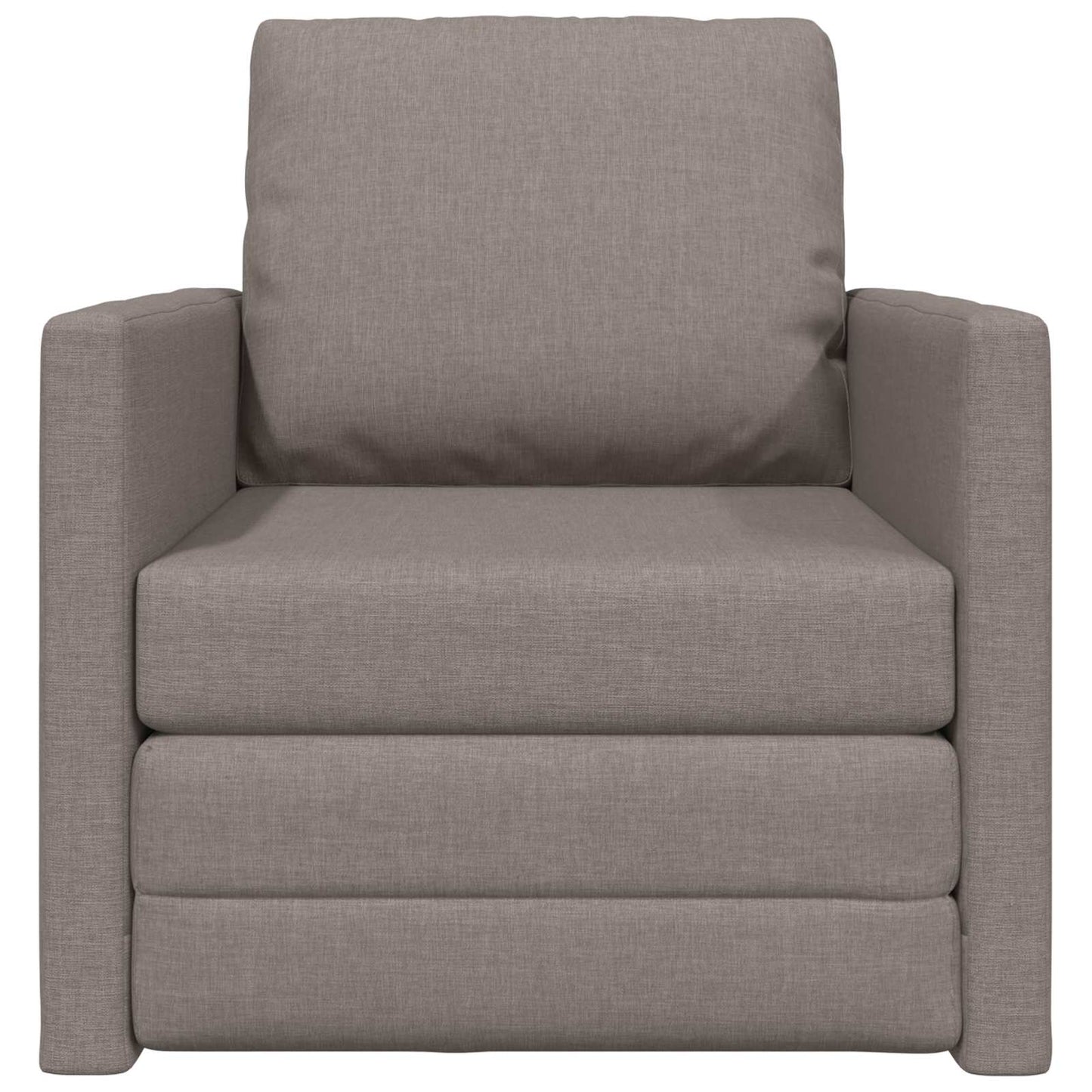 vidaXL Κρεβάτι καναπές Taupe 74 x 77 x 81 εκ. ύφασμα