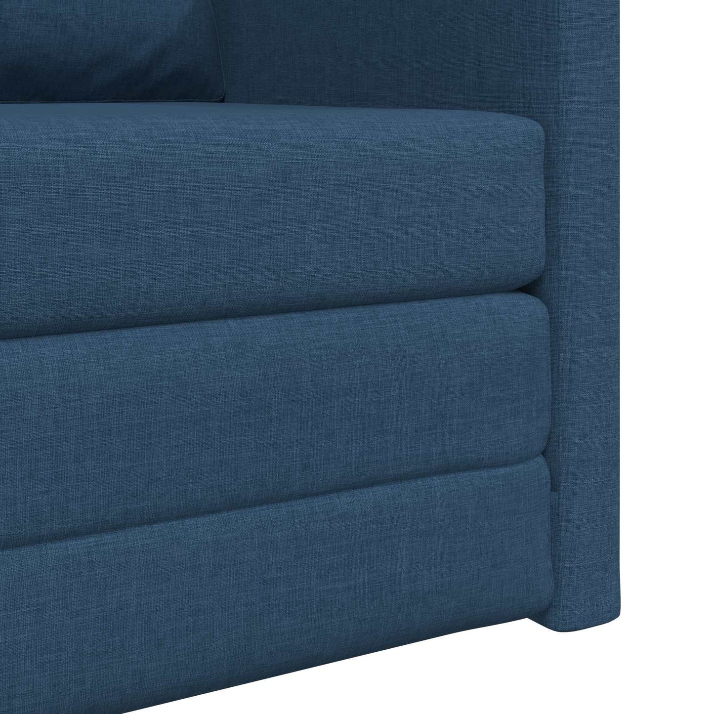 vidaXL Κρεβάτι καναπές Μπλε 74 x 77 x 81 εκ. ύφασμα