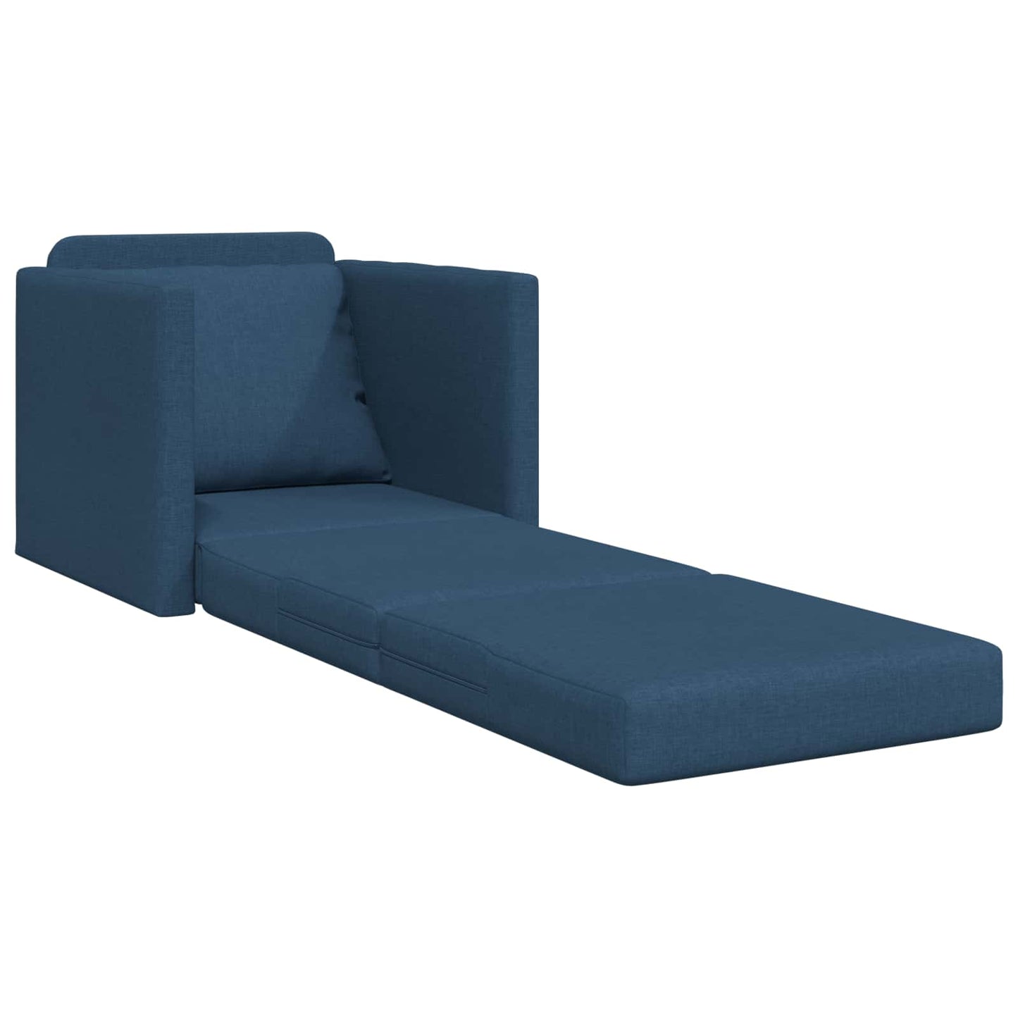 vidaXL Κρεβάτι καναπές Μπλε 74 x 77 x 81 εκ. ύφασμα
