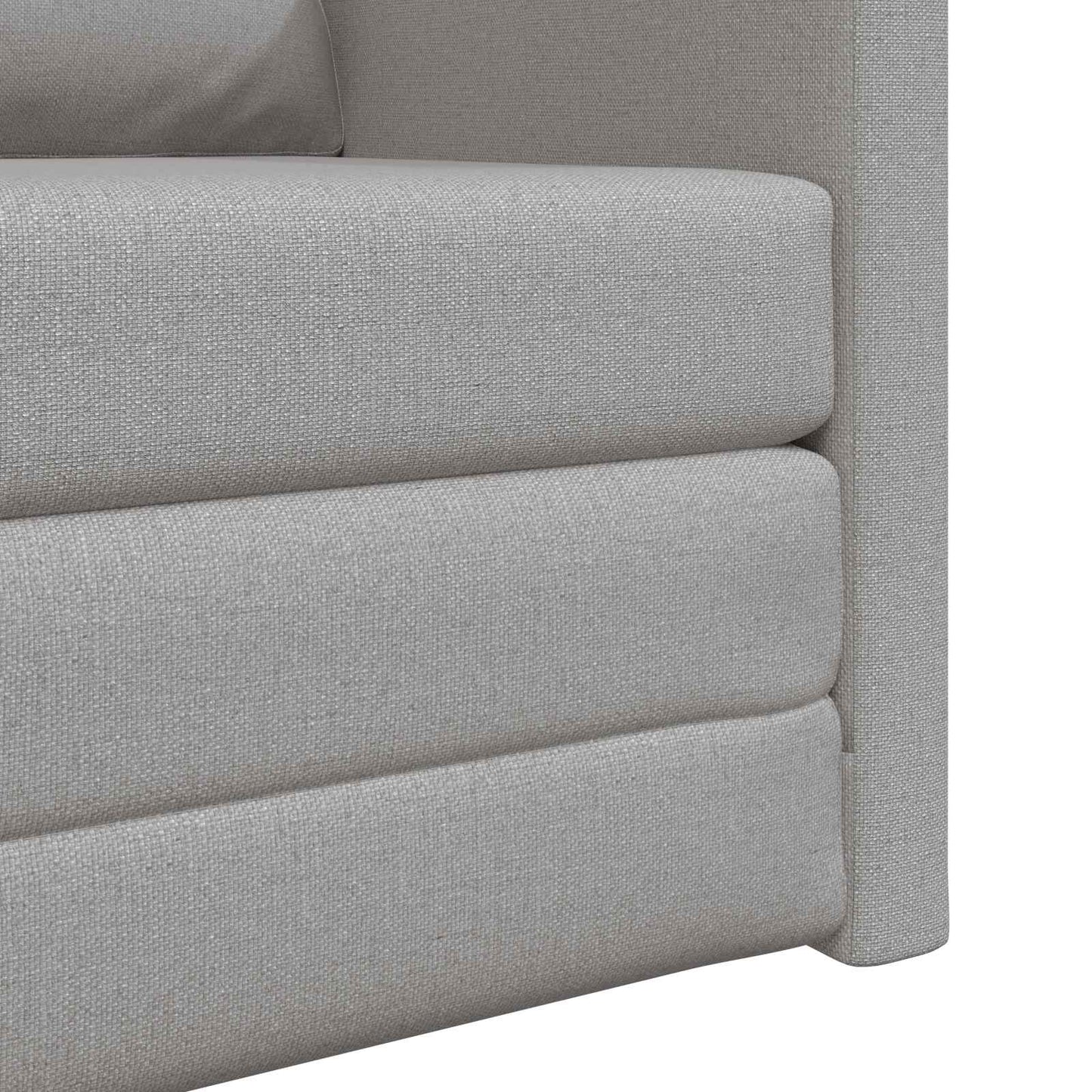 vidaXL Κρεβάτι καναπές 60cm Σκίουρος Γκρί ύφασμα
