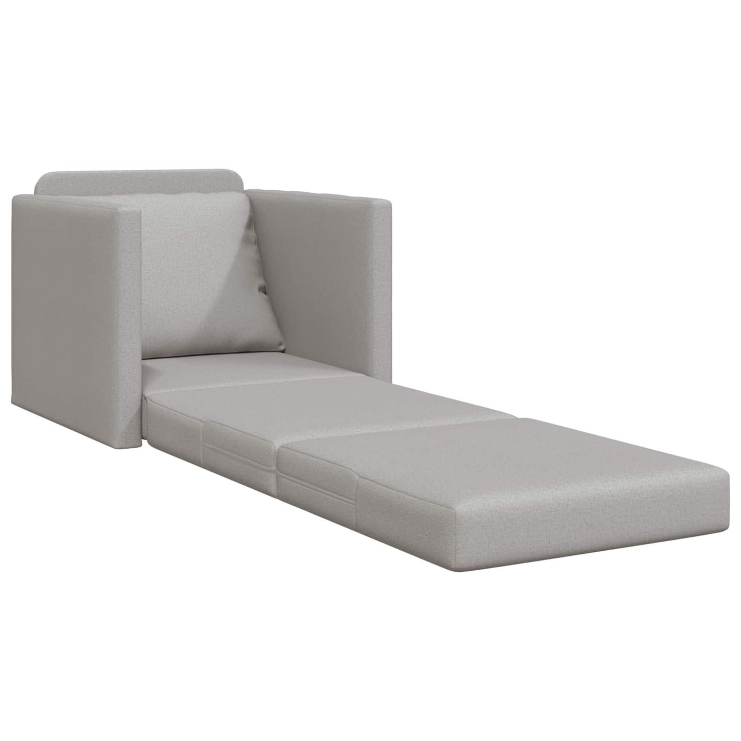 vidaXL Κρεβάτι καναπές 60cm Σκίουρος Γκρί ύφασμα
