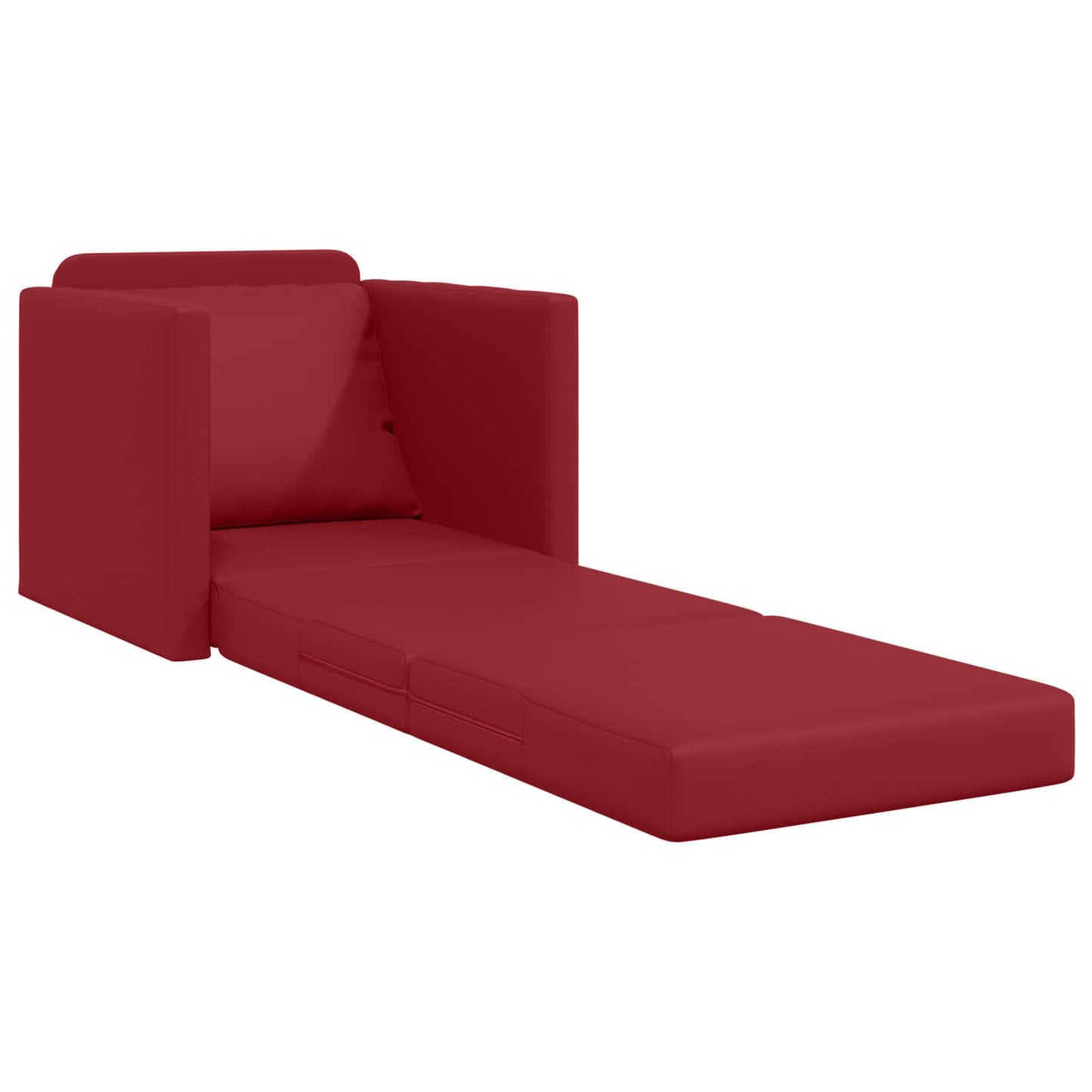 vidaXL Κρεβάτι καναπές 60cm Κόκκινο Δερματίνη