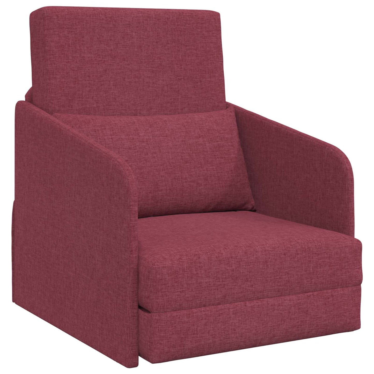 vidaXL Κρεβάτι καναπές Κόκκινο 65 x 80 x 83 εκ. ύφασμα