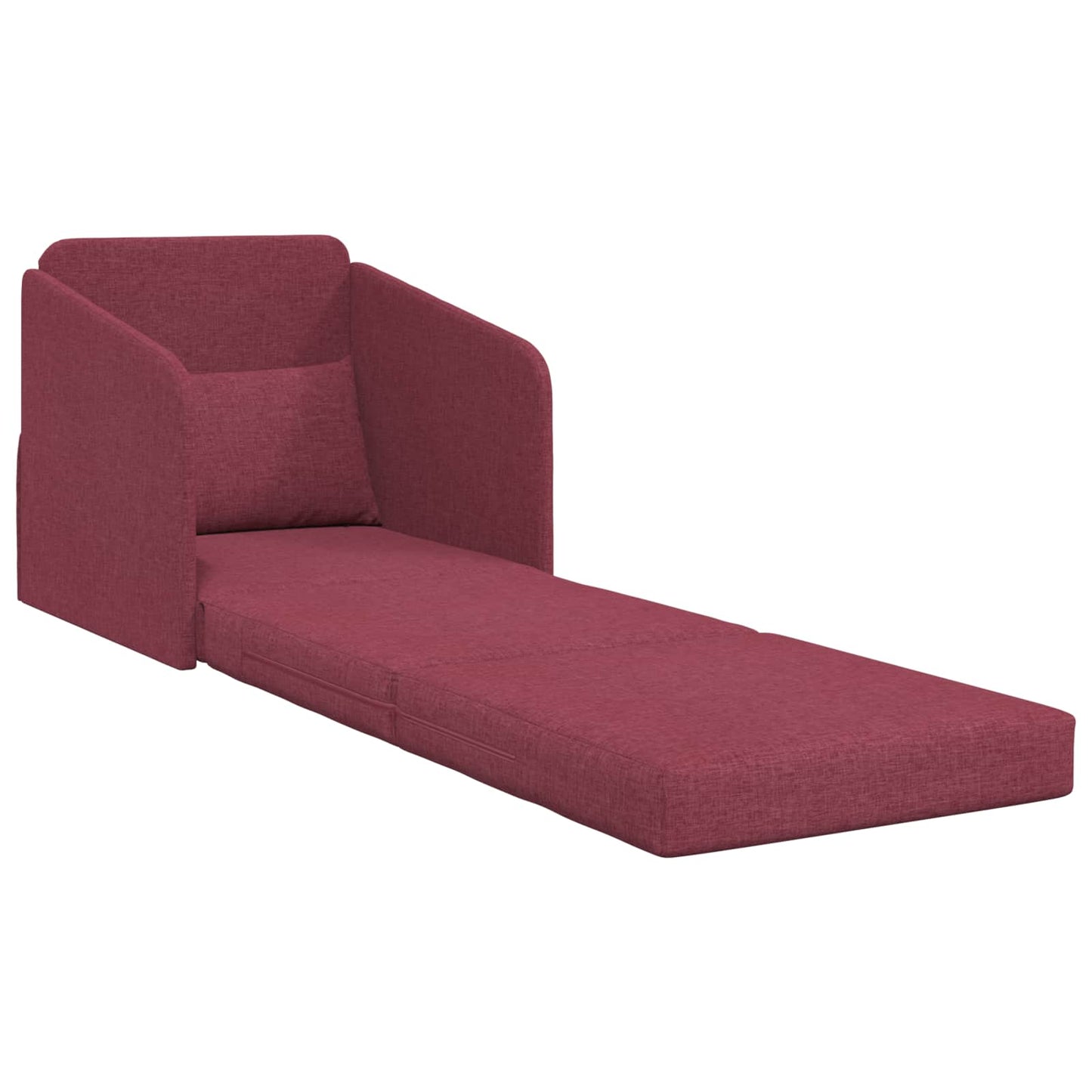 vidaXL Κρεβάτι καναπές Κόκκινο 65 x 80 x 83 εκ. ύφασμα