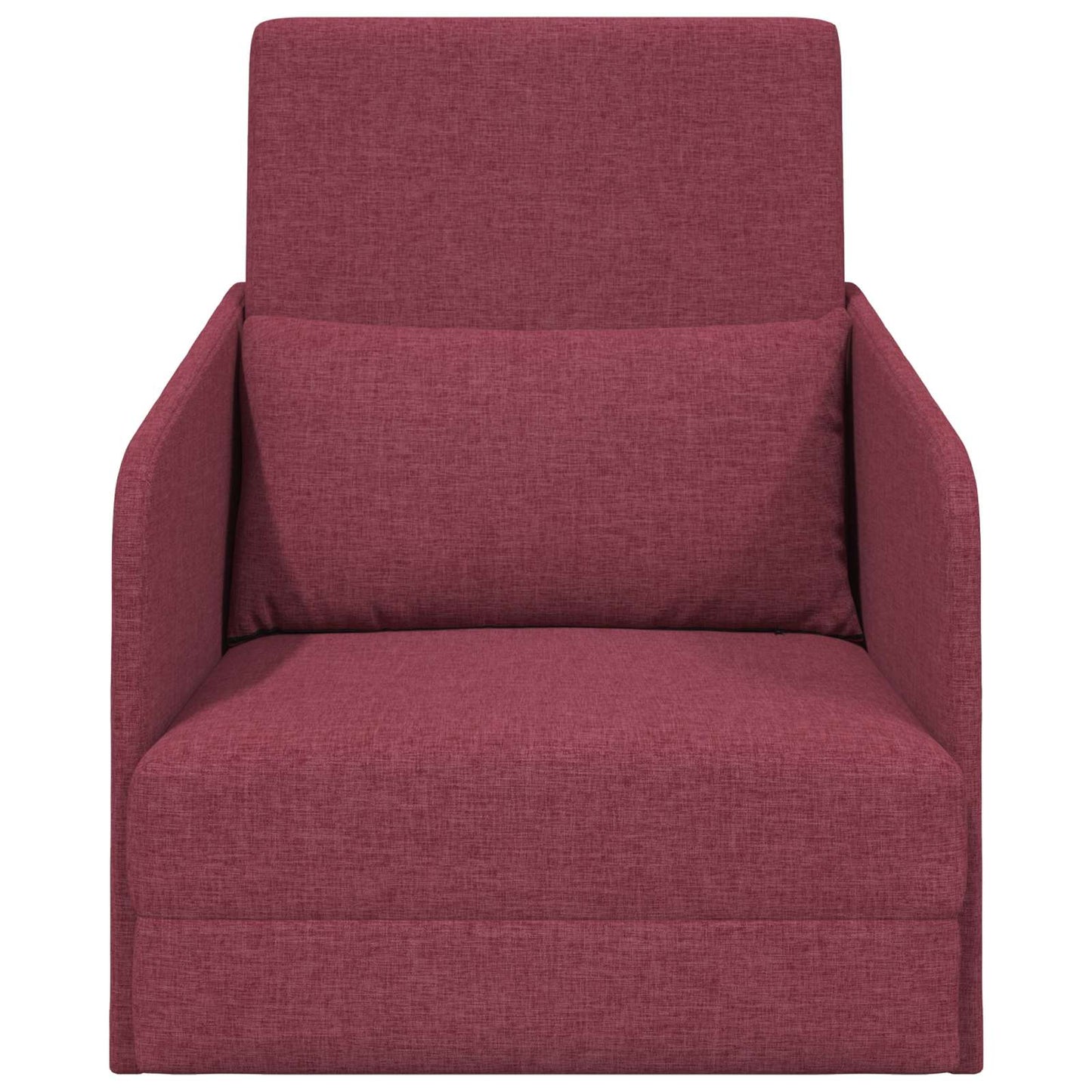 vidaXL Κρεβάτι καναπές Κόκκινο 65 x 80 x 83 εκ. ύφασμα