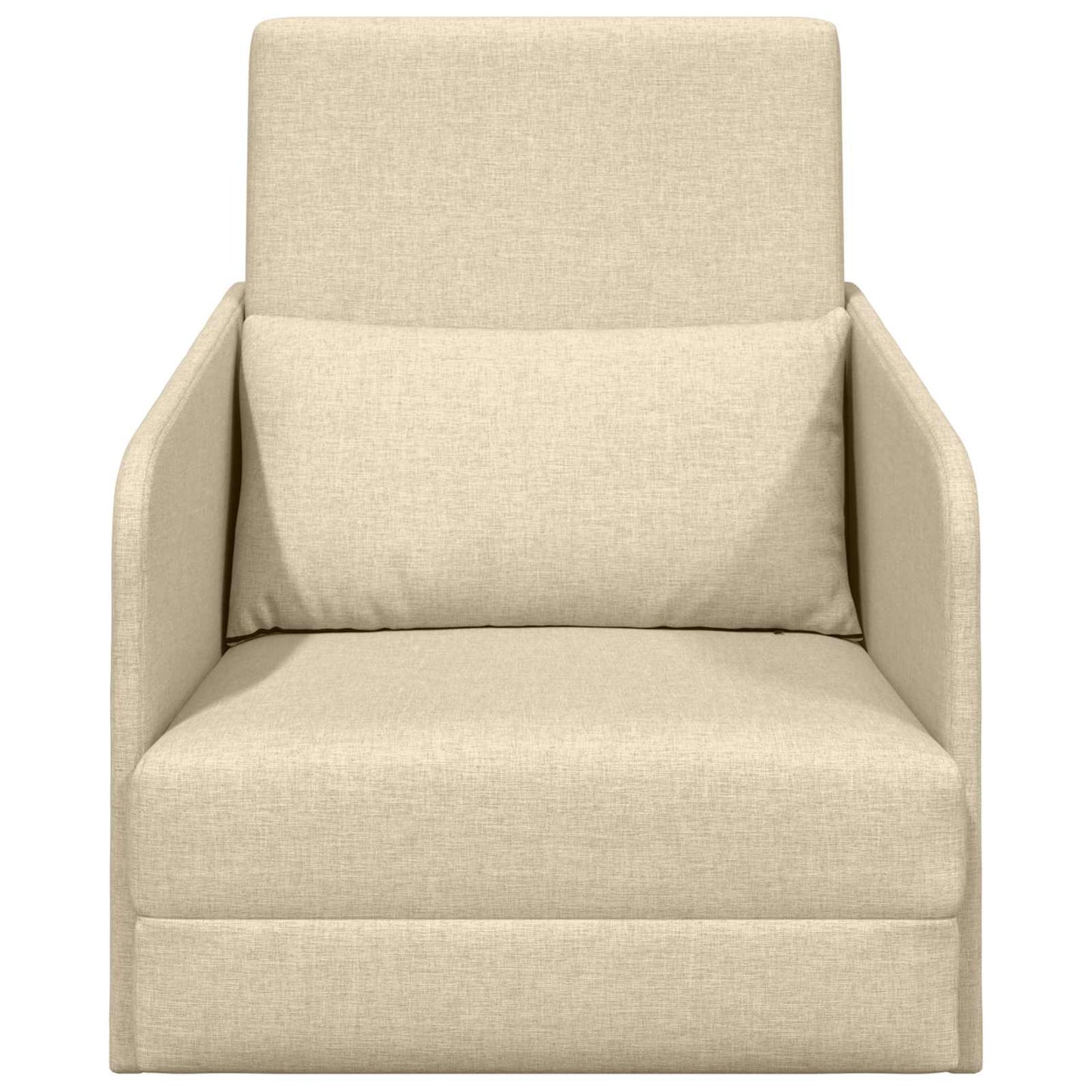 vidaXL Κρεβάτι καναπές Κρεμ 65 x 80 x 83 εκ. ύφασμα