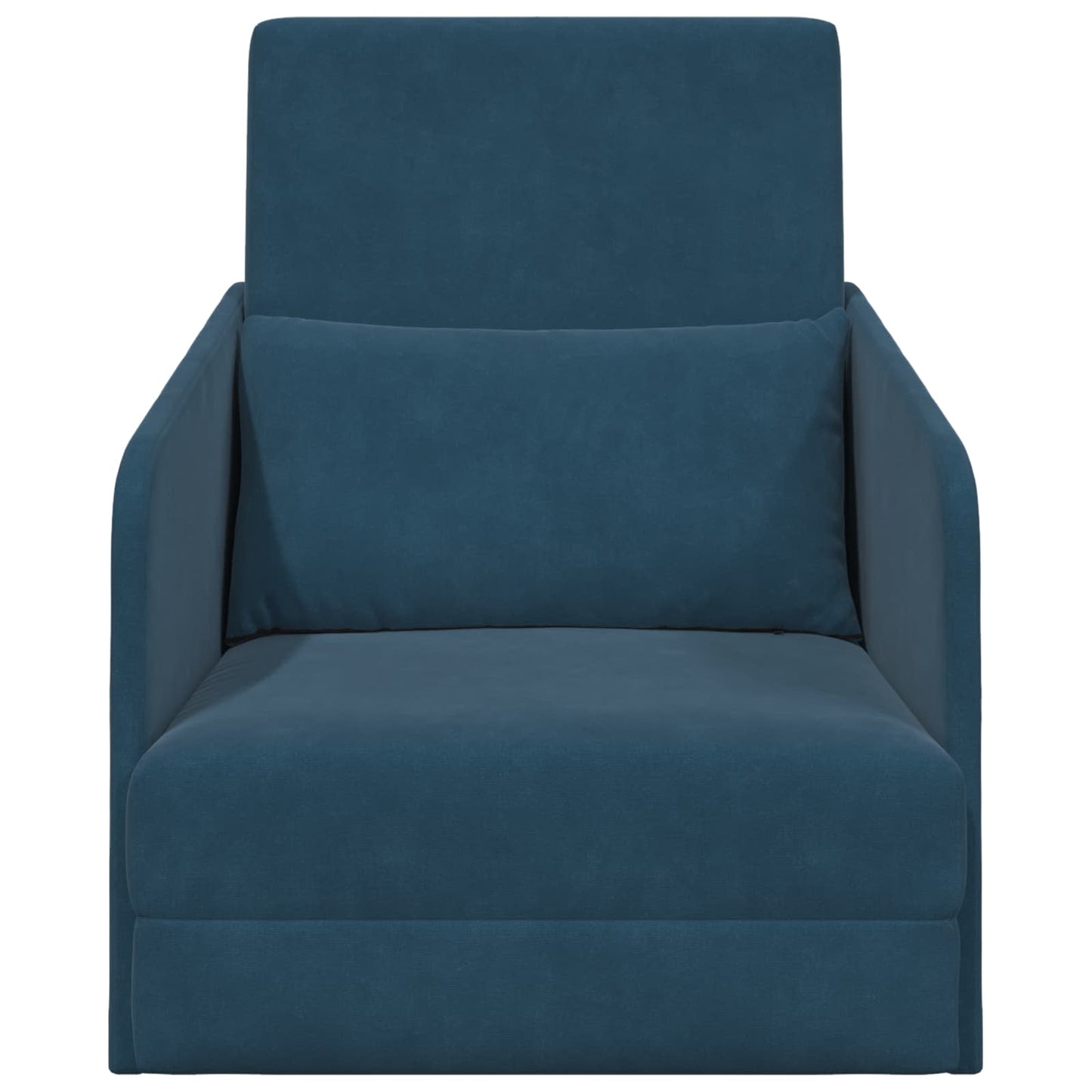 vidaXL Κρεβάτι καναπές Μπλε 65 x 80 x 83 εκ. Βελούδο