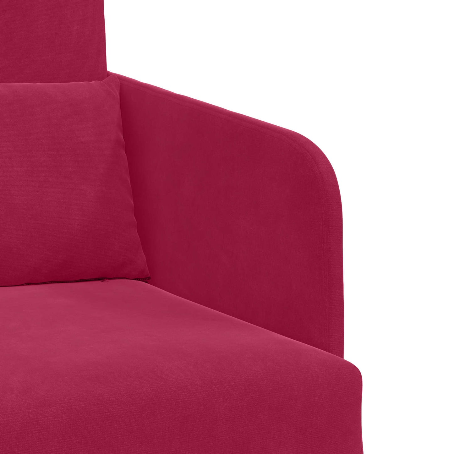vidaXL Κρεβάτι καναπές Κόκκινο 65 x 80 x 83 εκ. Βελούδο