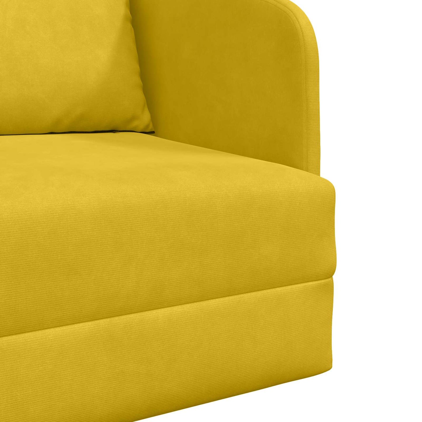 vidaXL Κρεβάτι καναπές Κίτρινο 65 x 80 x 83 εκ. Βελούδο