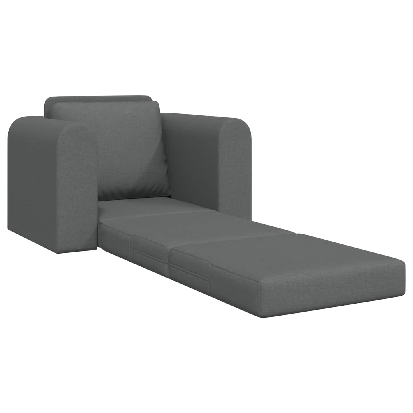 vidaXL Κρεβάτι καναπές Σκούρο Γκρι 98 x 71 x 83 εκ. ύφασμα