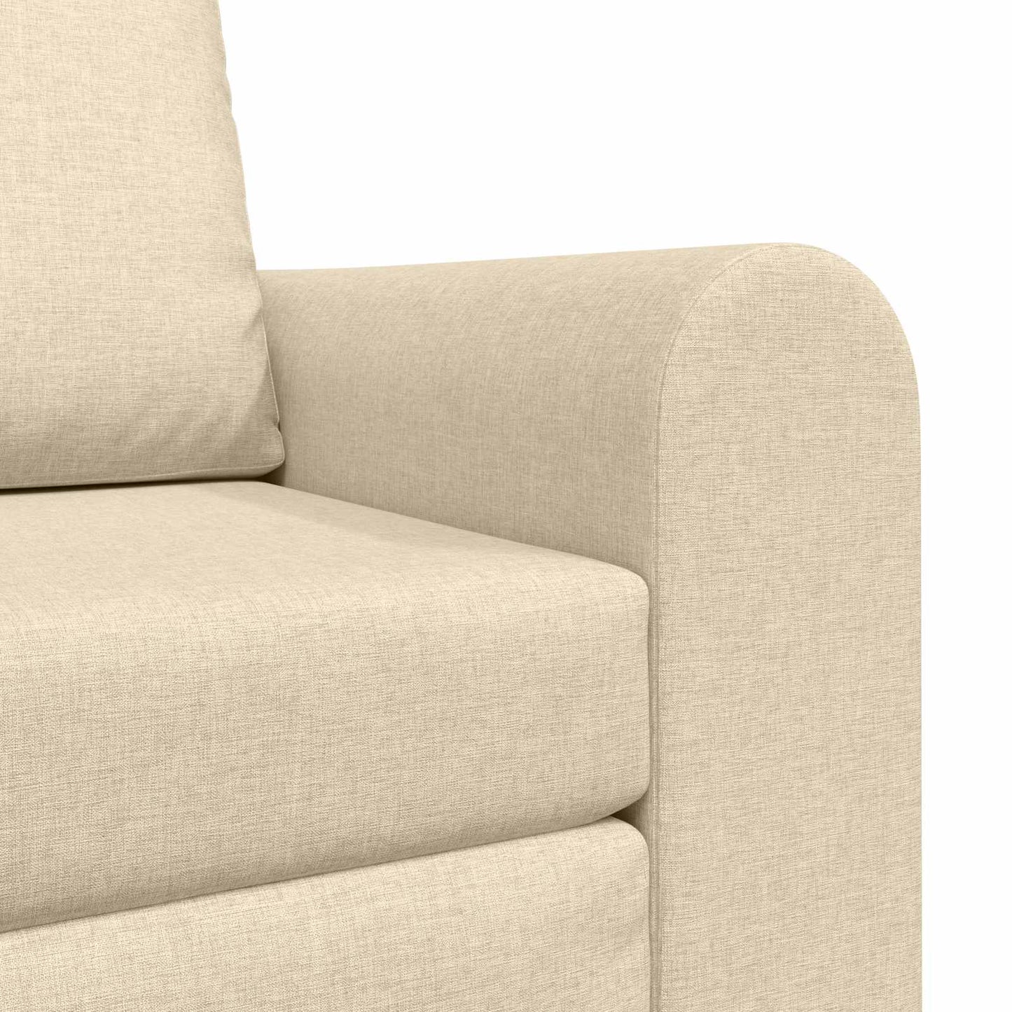 vidaXL Κρεβάτι καναπές Κρεμ 98 x 71 x 83 εκ. ύφασμα