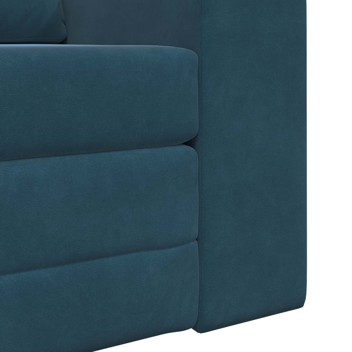vidaXL Κρεβάτι καναπές Μπλε 98 x 71 x 83 εκ. Βελούδο