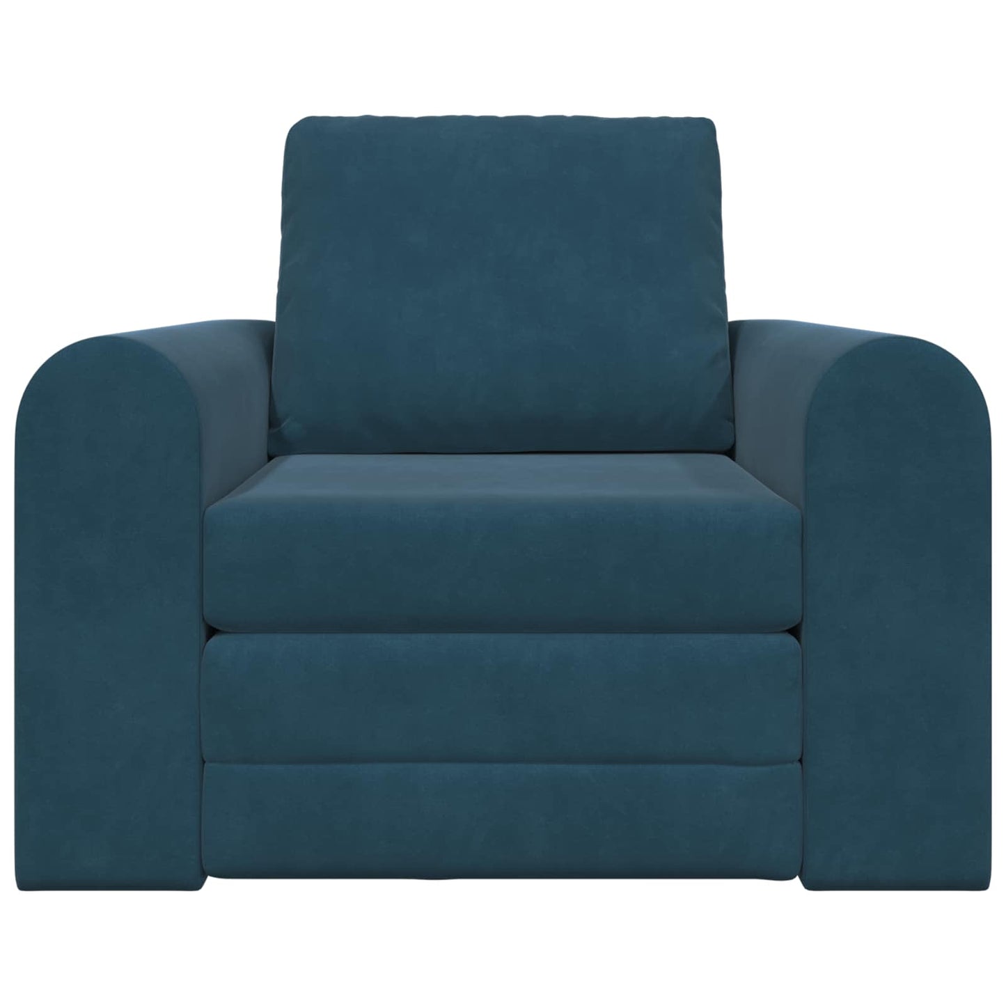 vidaXL Κρεβάτι καναπές Μπλε 98 x 71 x 83 εκ. Βελούδο