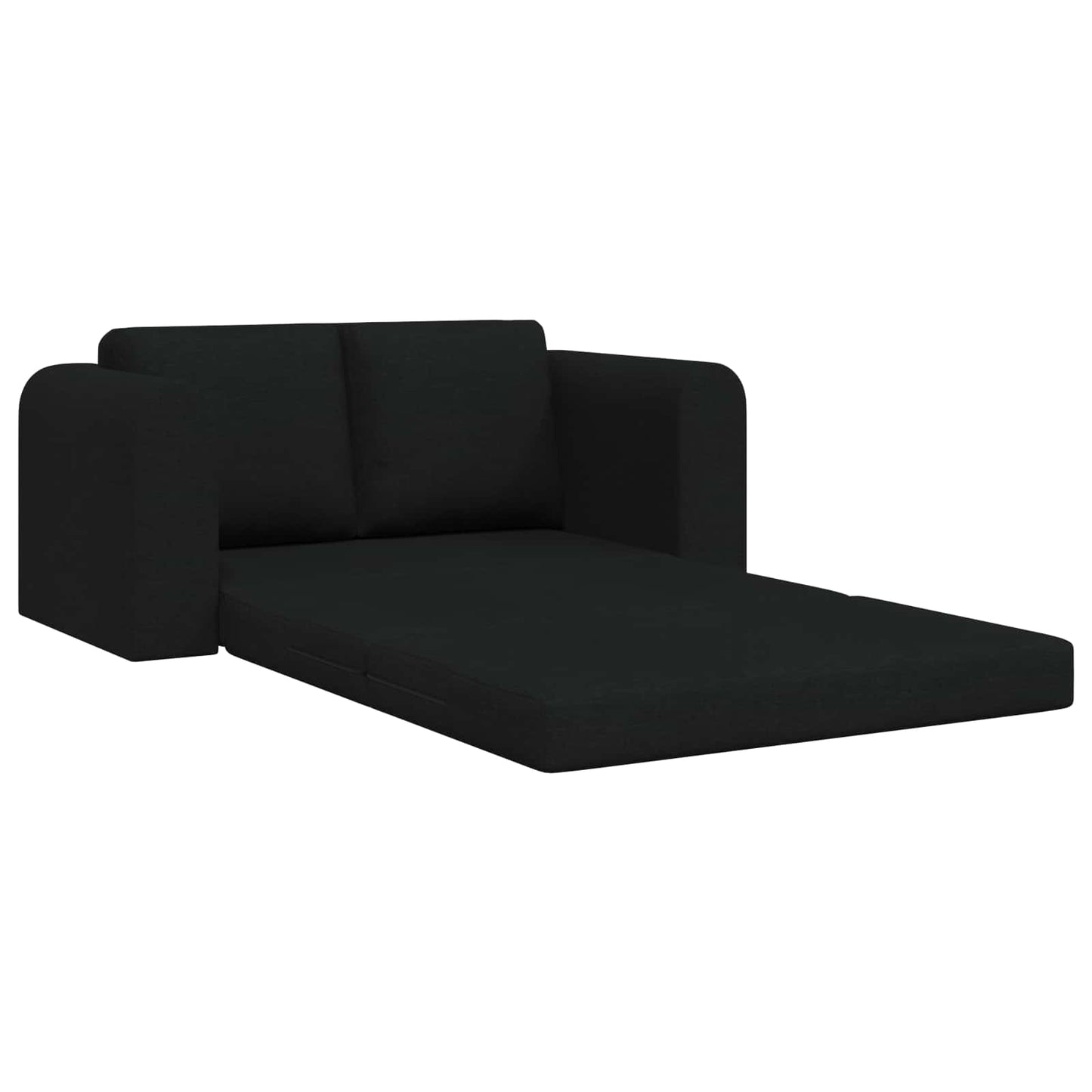 vidaXL Κρεβάτι καναπές 60cm Μαύρο ύφασμα