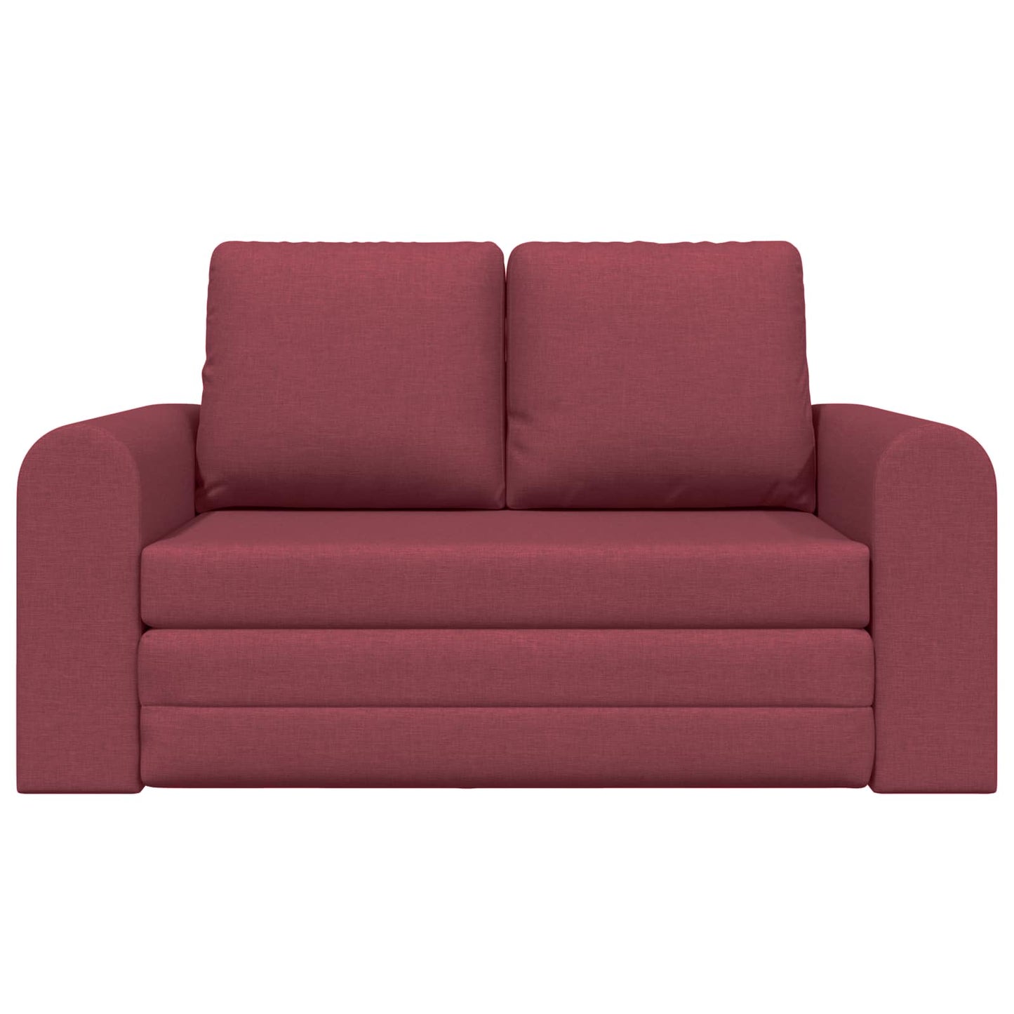 vidaXL Κρεβάτι καναπές 60cm Κόκκινο ύφασμα