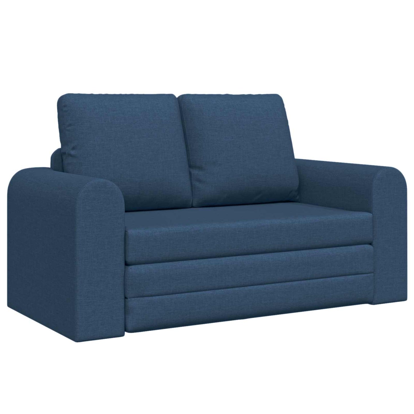 vidaXL Κρεβάτι καναπές 60cm Μπλε ύφασμα