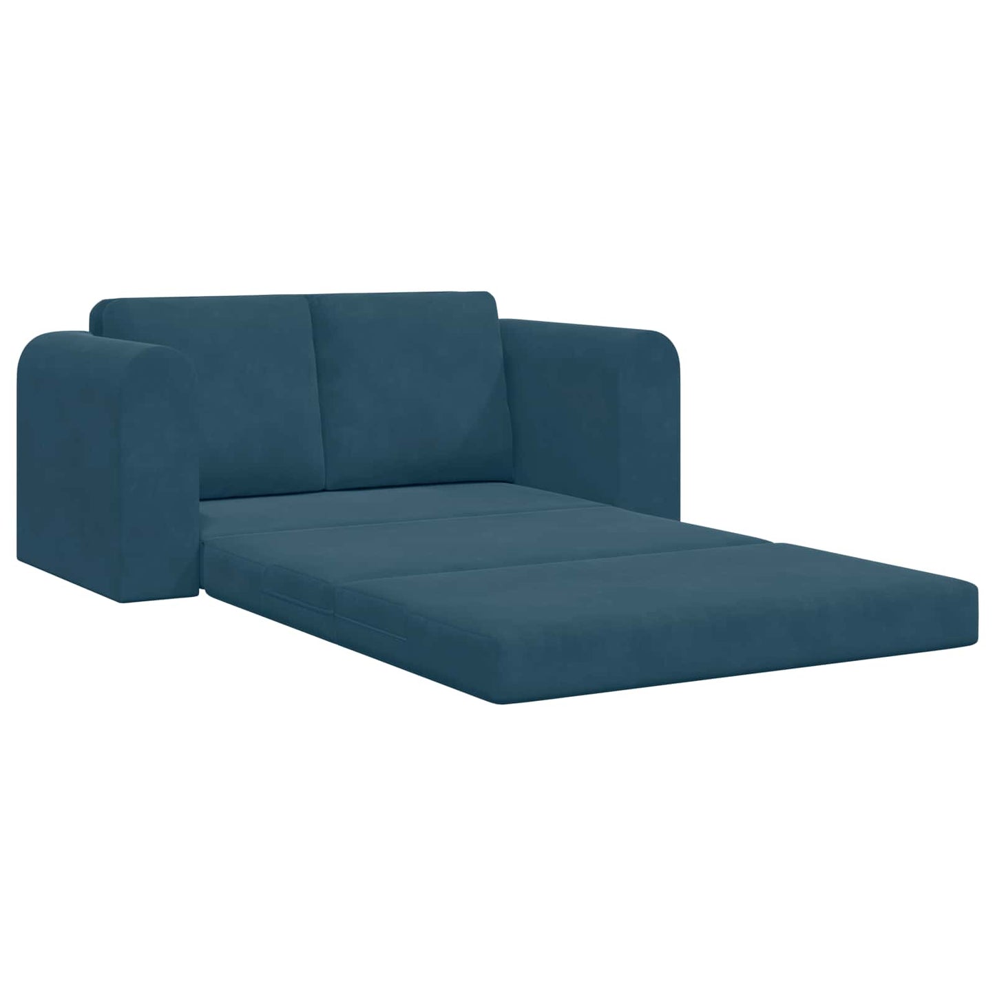 vidaXL Κρεβάτι καναπές Μπλε 148 x 71 x 83 εκ. Βελούδο