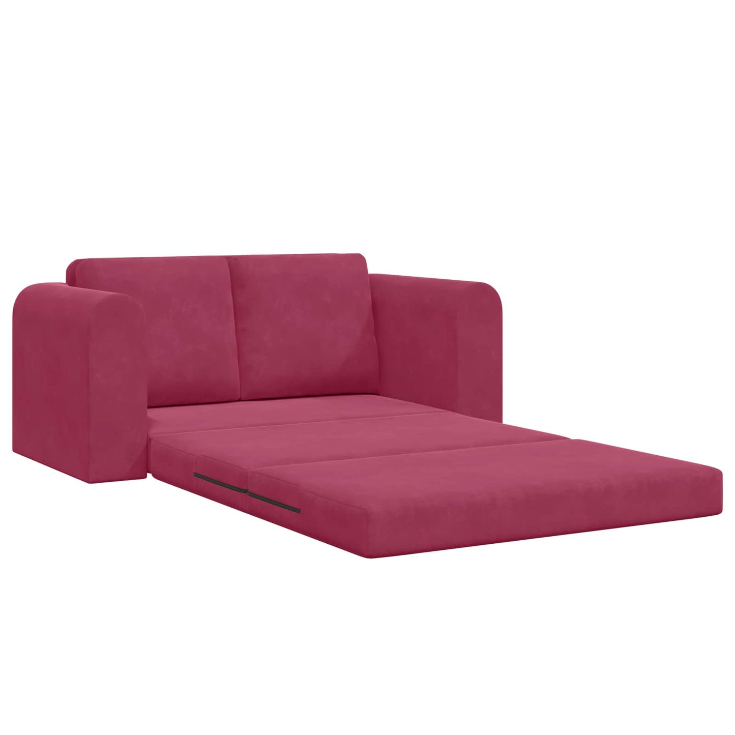 vidaXL Κρεβάτι καναπές Κόκκινο 148 x 71 x 83 εκ. Βελούδο