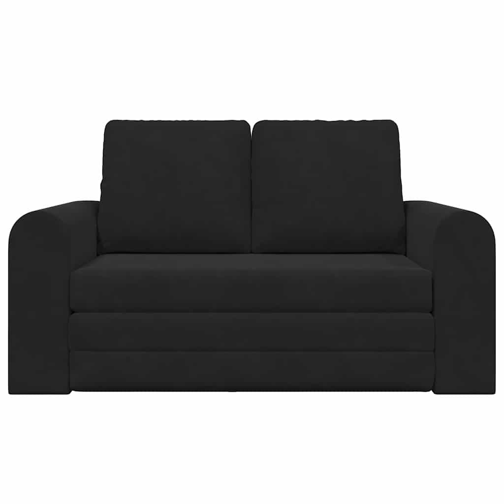 vidaXL Κρεβάτι καναπές Μαύρο 148 x 71 x 83 εκ. Βελούδο