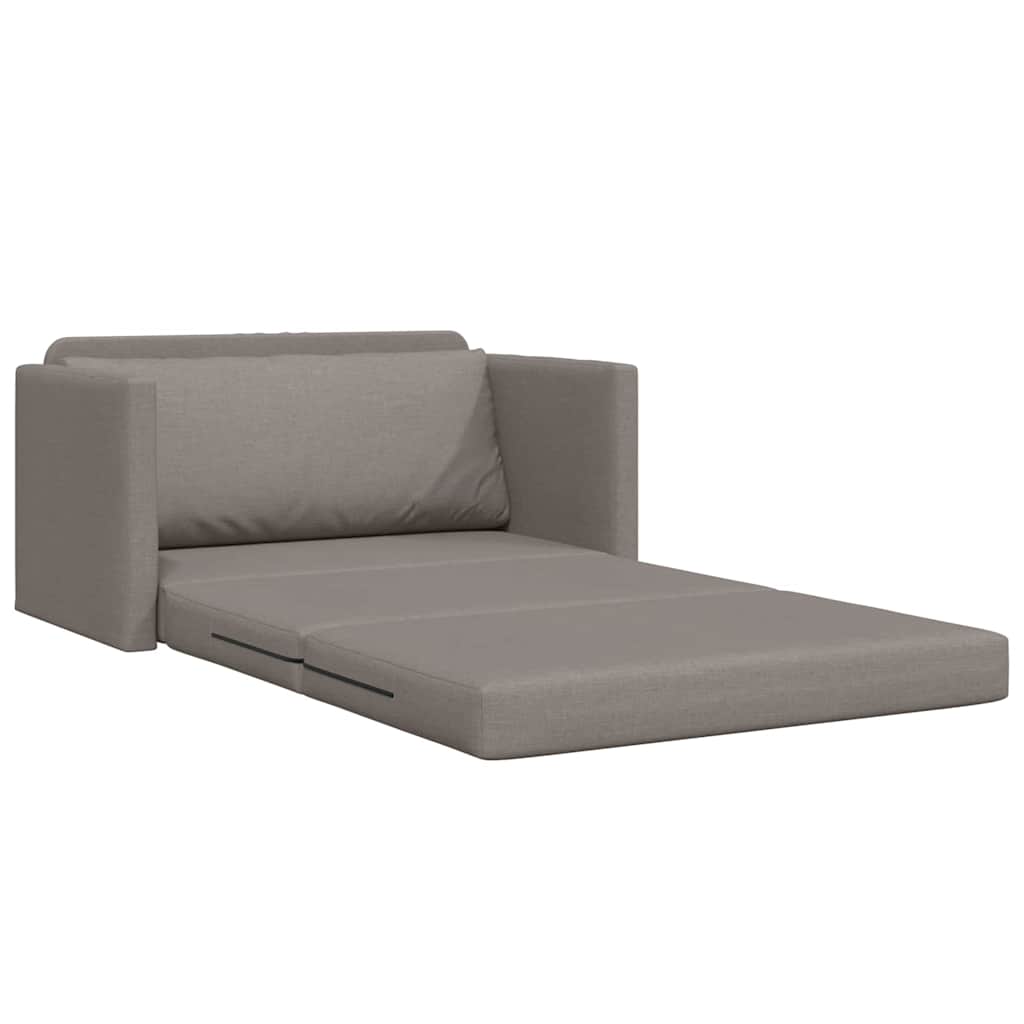 vidaXL Κρεβάτι καναπές 110cm Taupe ύφασμα