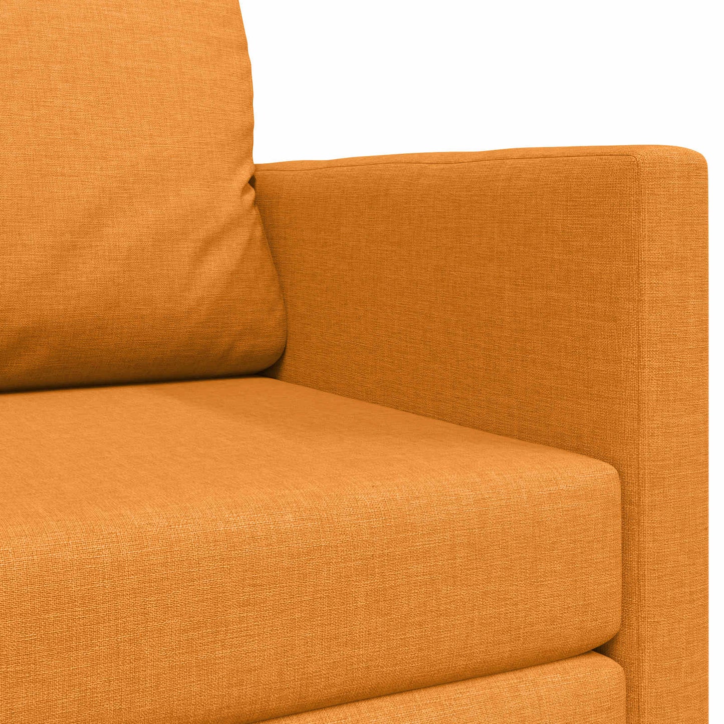 vidaXL Κρεβάτι καναπές 110cm Σκούρο κίτρινο ύφασμα