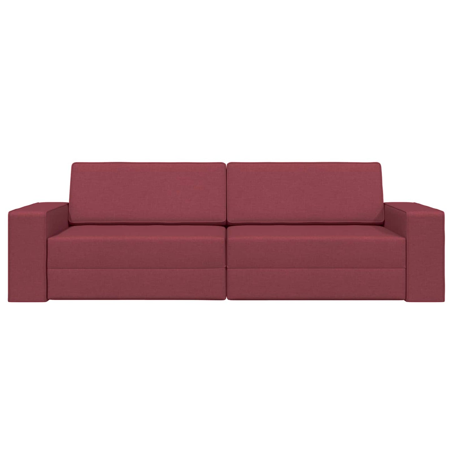 vidaXL Κρεβάτι καναπές Κόκκινο 245 x 78 x 77 εκ. ύφασμα